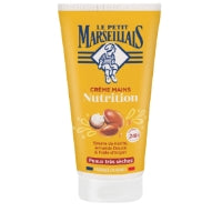 CRÈME MAIN NUTRITION KARITÉ AMANDE DOUCE HUILE D'ARGAN LE PETIT MARSEILLAIS