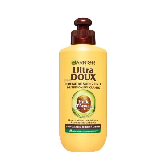 CRÈME NUTRITION CHEVEUX TRÈS SECS AVOCAT KARITÉ SANS RINÇAGE ULTRA DOUX