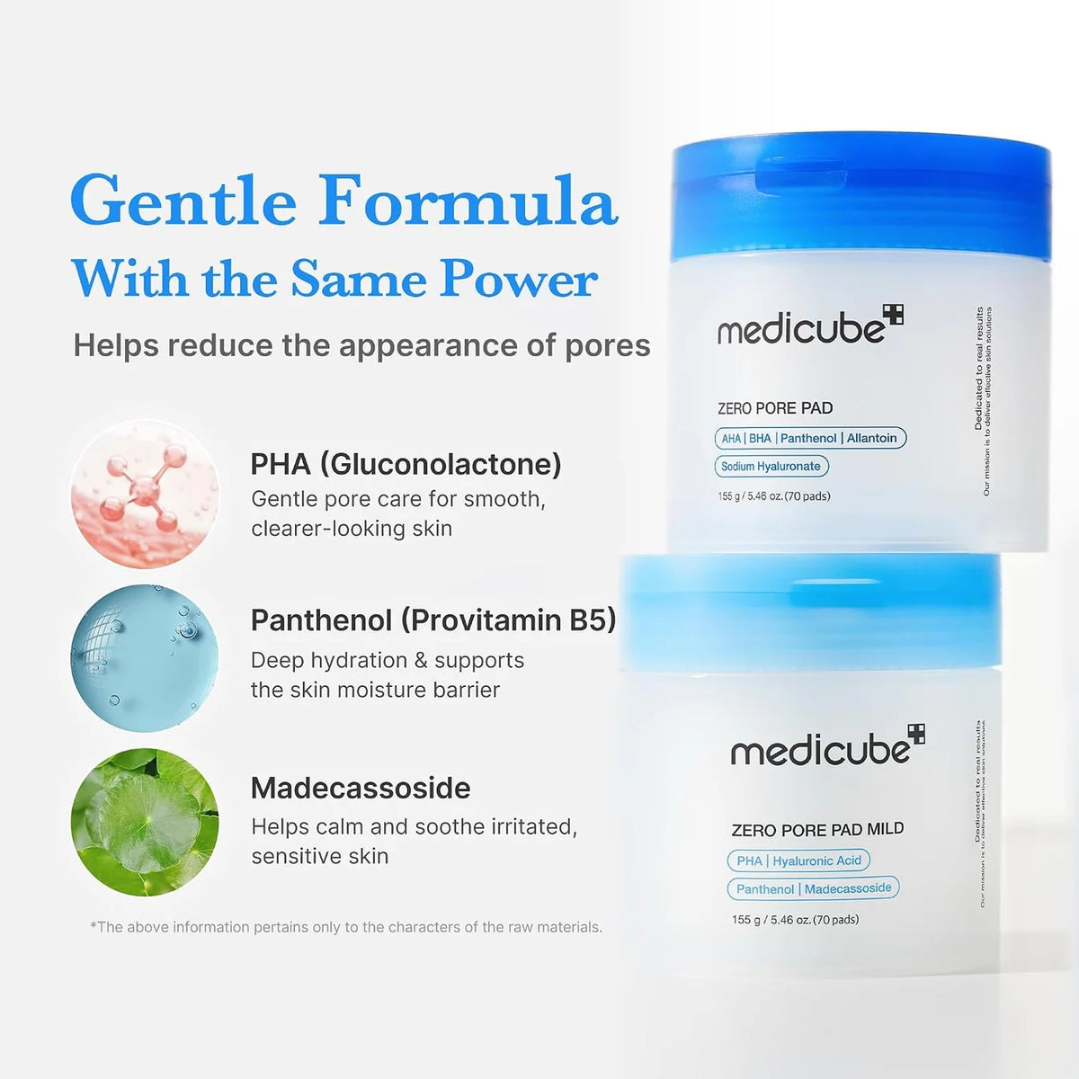 MEDICUBE ZERO PORE PAD MILD 70PADS 155G