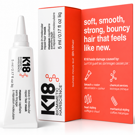 K18 LEAVE-IN MOLECULAR REPAIR HAIR MASK 5 ML