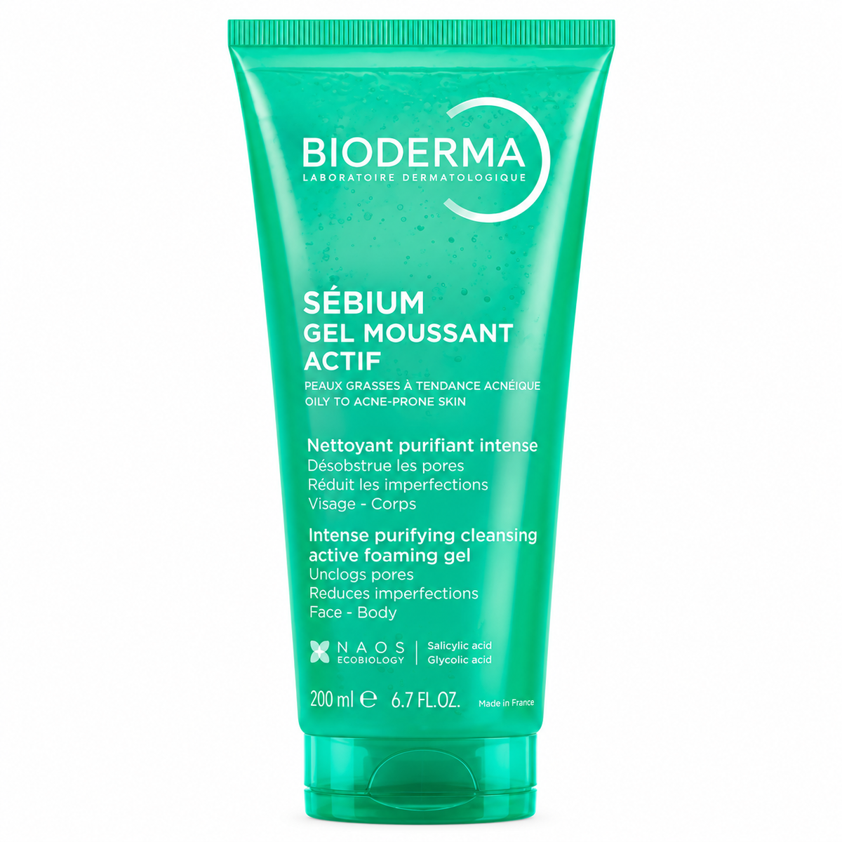 BIODERMA SÉBIUM GEL MOUSSANT ACTIF 200ML
