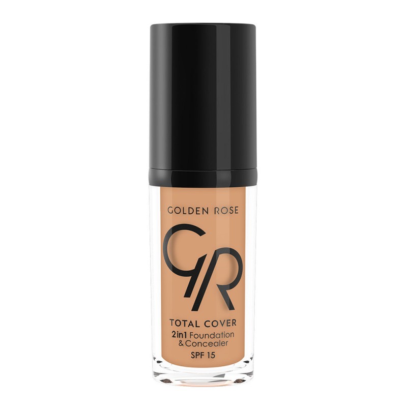 GOLDEN ROSE TOTAL COVER 2IN1 FOUNDATION & CONCEALER