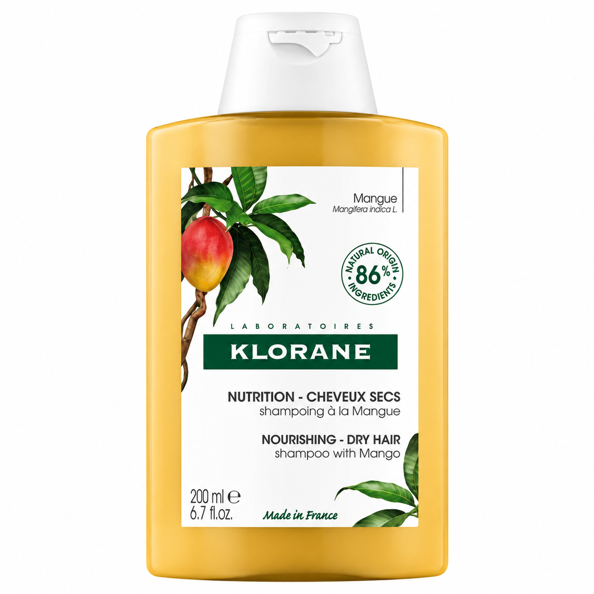 KLORANE SHAMPOING NOURRISSANT À LA MANGUE 200ML