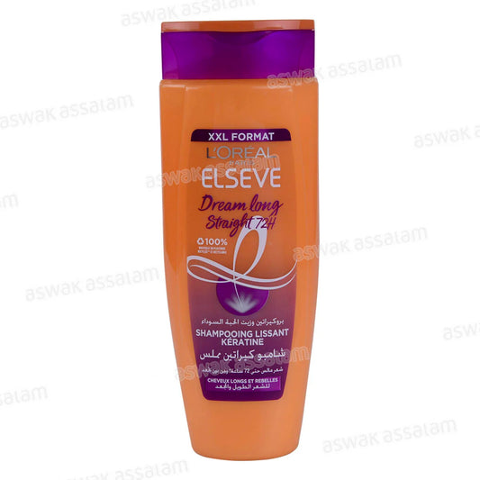 ELSÈVE DREAM LONG STRAIGHT - SHAMPOOING POUR CHEVEUX LONGS ANTI-FRISOTTIS - 600ML