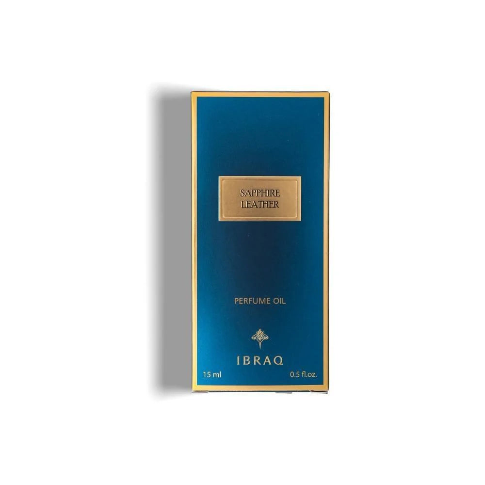 IBRAQ SAPPHIRE LEATHERE PERFUME OIL 15ML