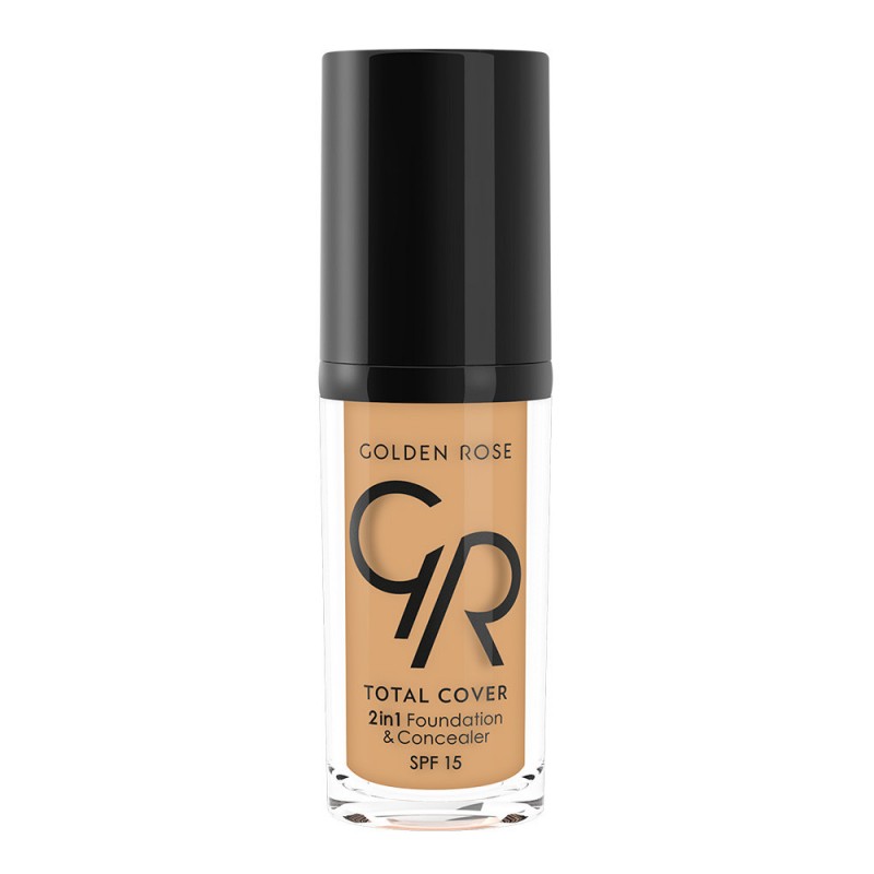 GOLDEN ROSE TOTAL COVER 2IN1 FOUNDATION & CONCEALER