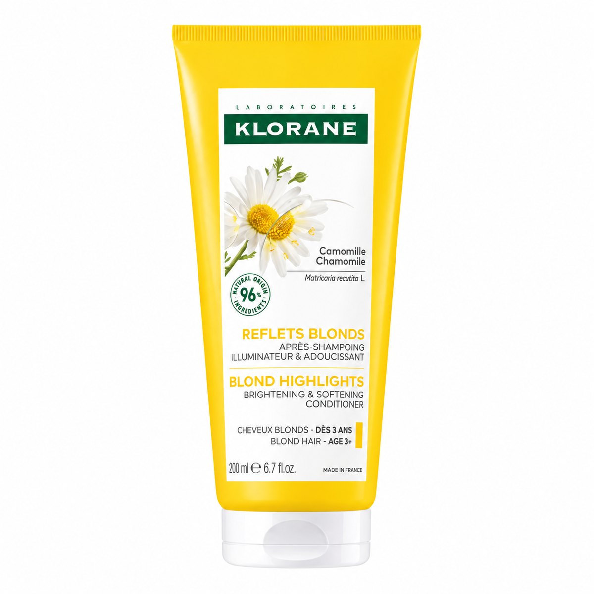 KLORANE APRÈS-SHAMPOOING REFLETS BLONDS À LA CAMOMILLE 200ML