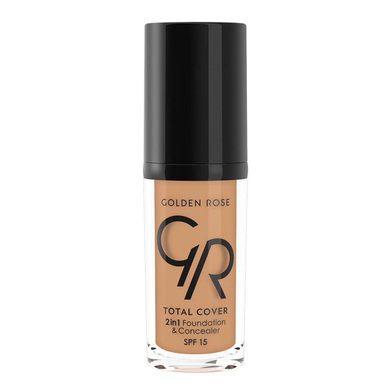 GOLDEN ROSE TOTAL COVER 2IN1 FOUNDATION & CONCEALER
