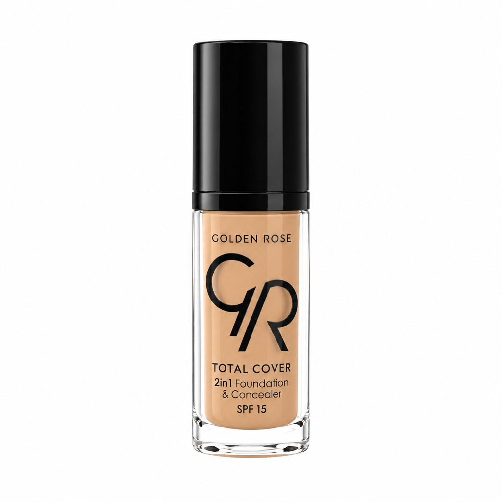 GOLDEN ROSE TOTAL COVER 2IN1 FOUNDATION & CONCEALER