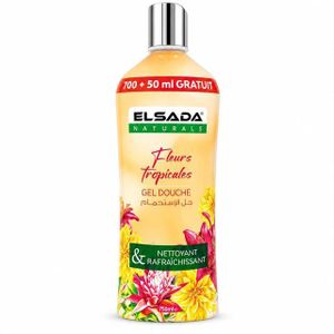 ELSADA NATURALS GEL DOUCHE FLEURS TROPICALES  - 750ML