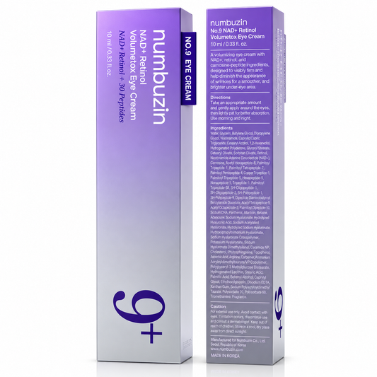 NUMBUZIN NO.9 NAD+ RETINOL VOLUMETOX EYE CREAM 10ML