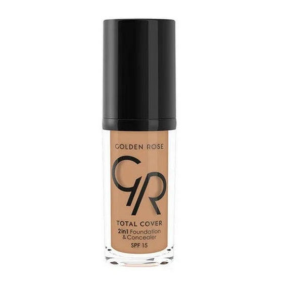 GOLDEN ROSE TOTAL COVER 2IN1 FOUNDATION & CONCEALER