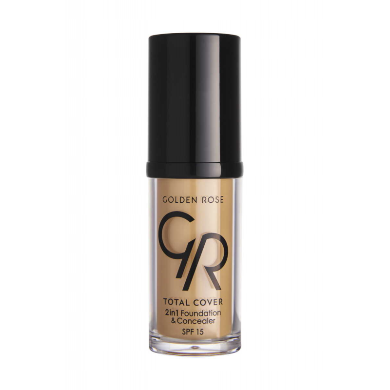 GOLDEN ROSE TOTAL COVER 2IN1 FOUNDATION & CONCEALER