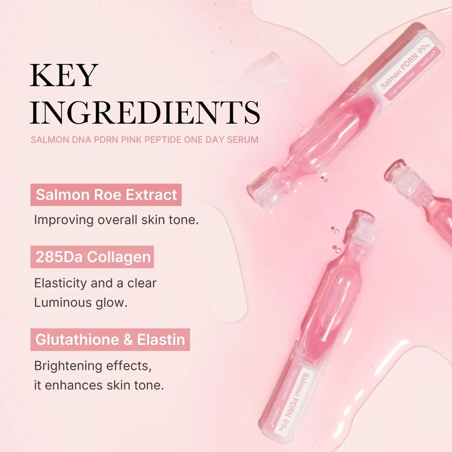 PDRN PINK ONE DAY SERUM 1.5ML x 10 AMPOULES