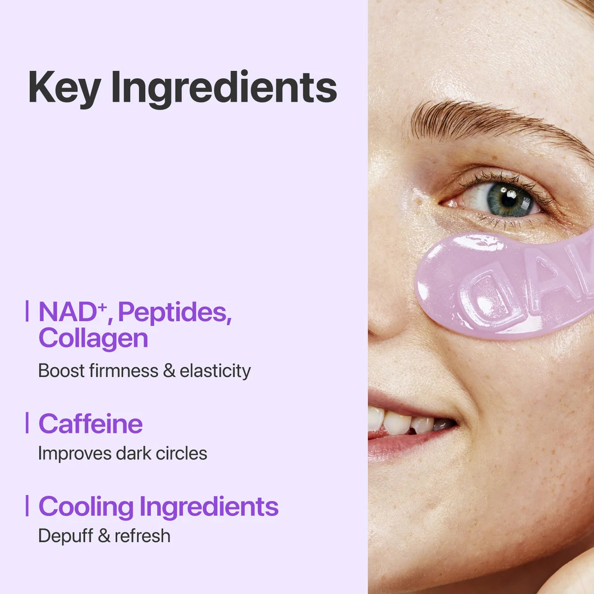 NUMBUZIN NO.9 NAD+ COLLAGEN UNDER EYE PATCHES 5 PAIRS