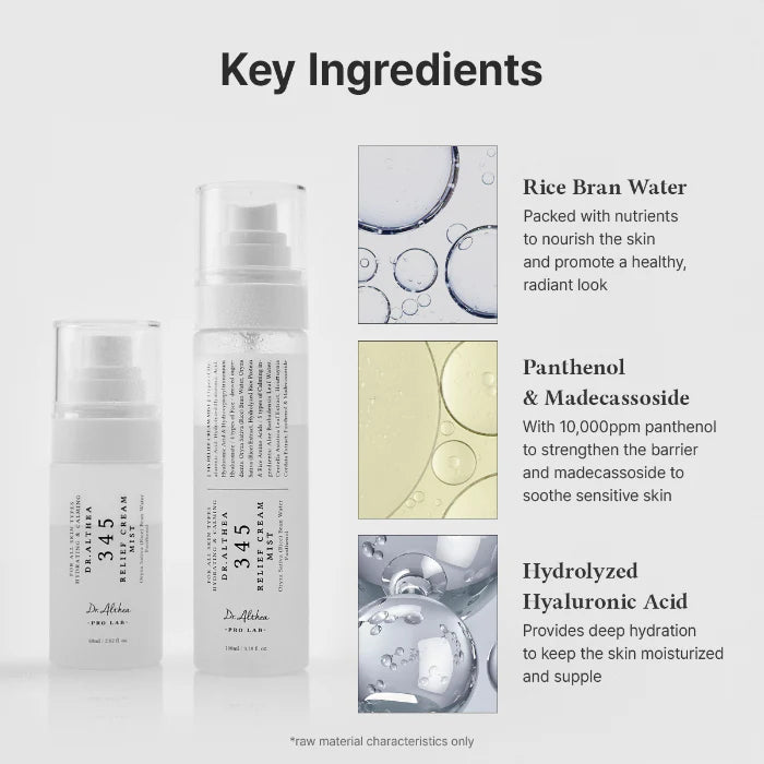 DR. ALTHEA 345 RELIEF CREAM MIST SPRAY 100ML