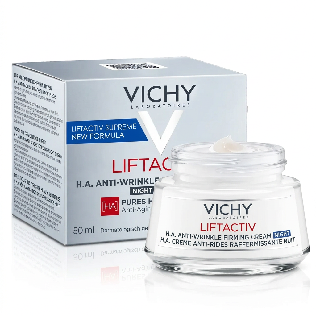 VICHY LIFTACTIV H.A. CRÈME DE NUIT ANTI-RIDES RAFFERMISSANTE 50ML