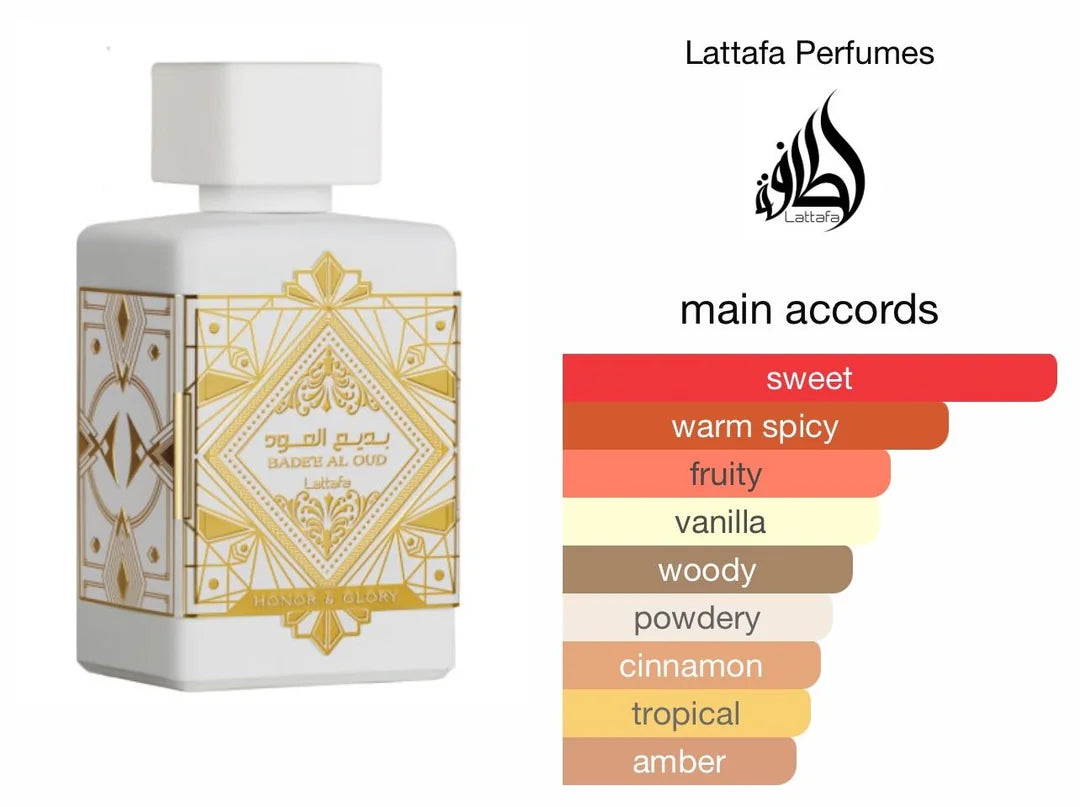 BADEE AL OUD Honor and Glory Pour Femmes et hommes - Lattafa 100 ml