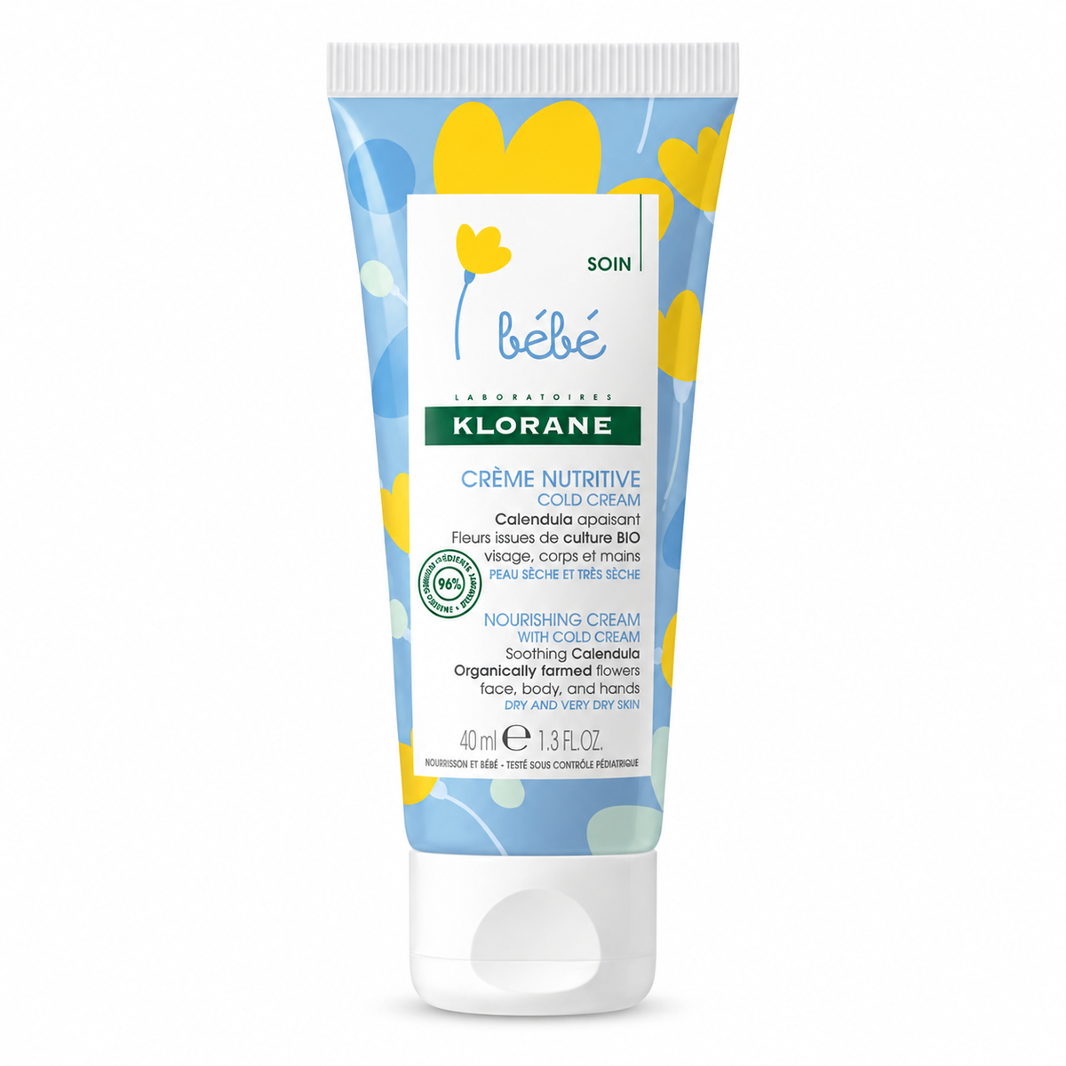 KLORANE BÉBÉ CRÈME NUTRITIVE AU CALENDULA BIO 40ML