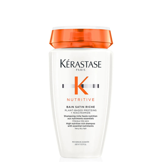 KÉRASTASE NUTRITIVE BAIN SATIN RICH 250ML – SHAMPOOING NOURRISSANT CHEVEUX SECS