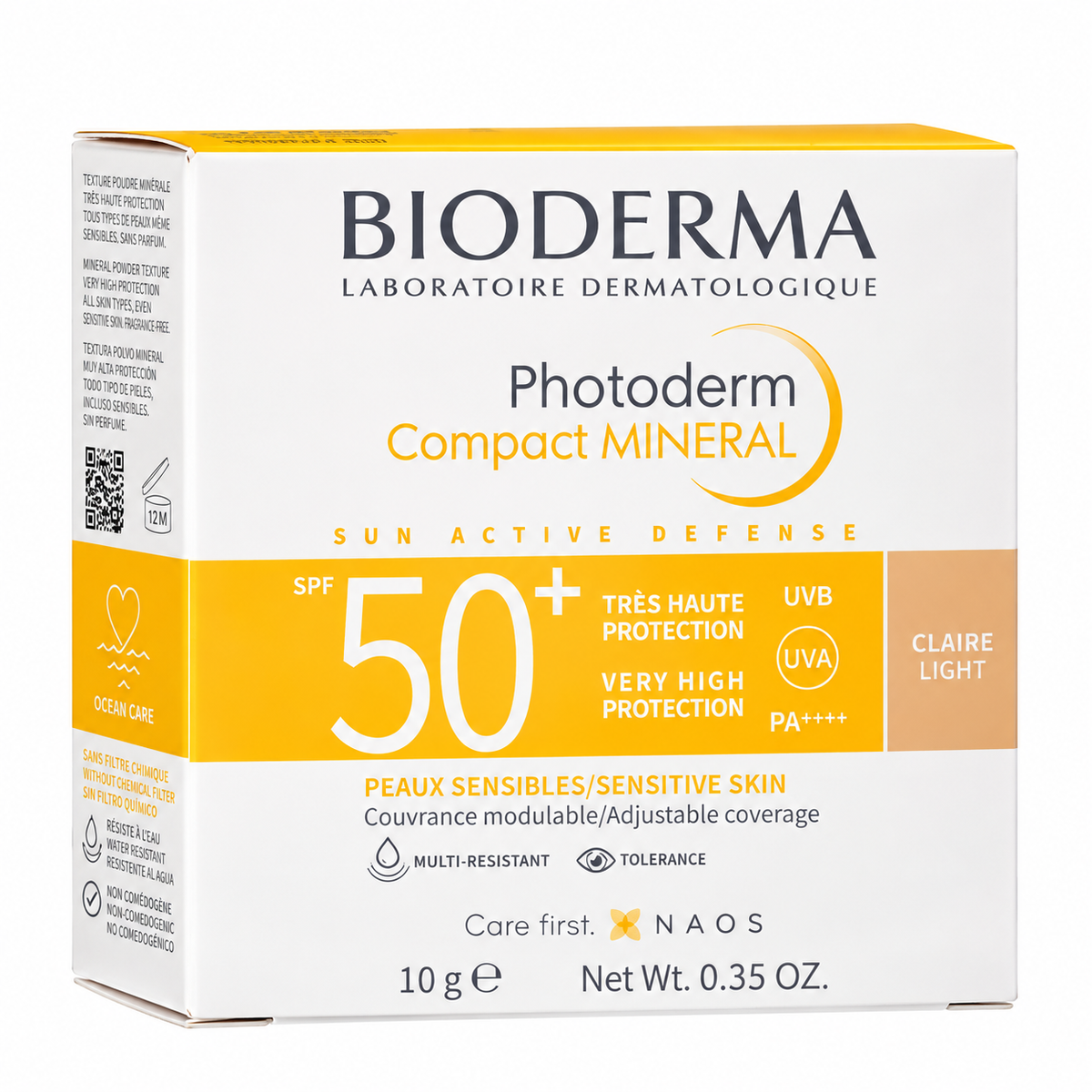 BIODERMA PHOTODERM COMPACT MINERAL SPF 50+ CLAIRE LIGHT 10G
