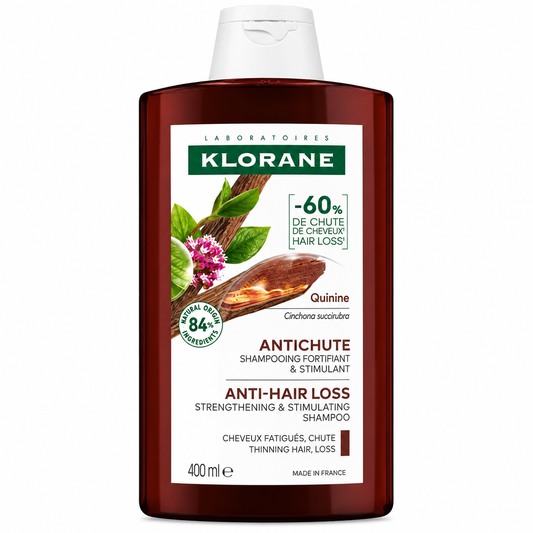 KLORANE SHAMPOOING ANTICHUTE FORTIFIANT ET STIMULANT À LA QUININE 400ML