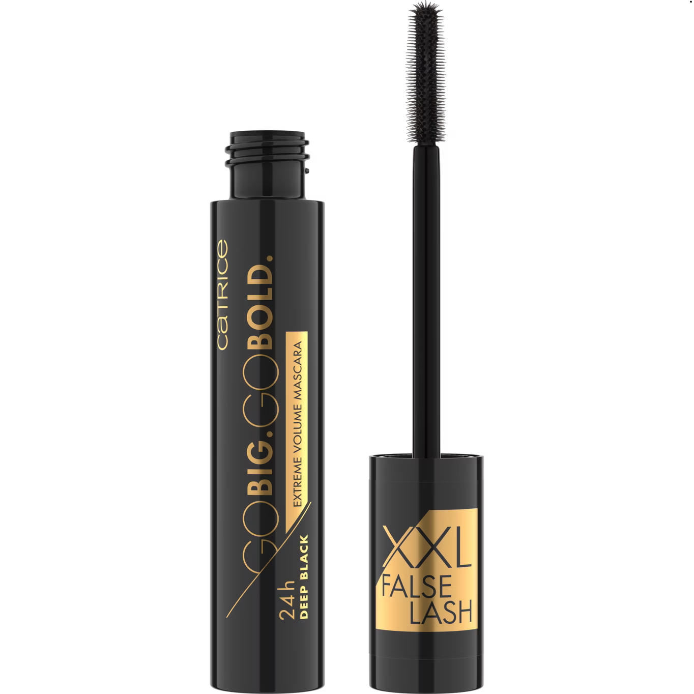 CATRICE GO BIG. GO BOLD. 24H DEEP BLACK MASCARA VOLUME EXTRÊME NOIR INTENSE 12ML