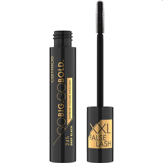 CATRICE GO BIG. GO BOLD. 24H DEEP BLACK MASCARA VOLUME EXTRÊME NOIR INTENSE 12ML