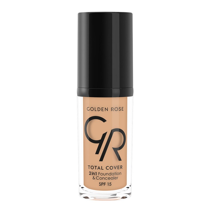 GOLDEN ROSE TOTAL COVER 2IN1 FOUNDATION & CONCEALER