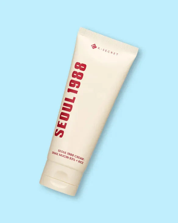 SEOUL 1988 CREAM : SNAIL MUCIN 93% + RICE 100ML
