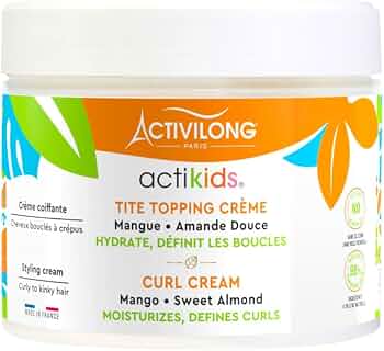 ACTIVILONG ACTIKIDS HYPOALLERGENIC HYDRATING & CURL DEFINING LEAVE-IN CREAM WITH MANGO BUTTER & SWEET ALMOND OIL FOR CURLY  300ML