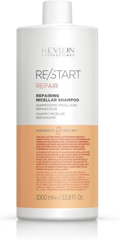 REVLON PROFESSIONAL RE/START RECOVERY SHAMPOING MICELLAIRE RÉPARATEUR 1L