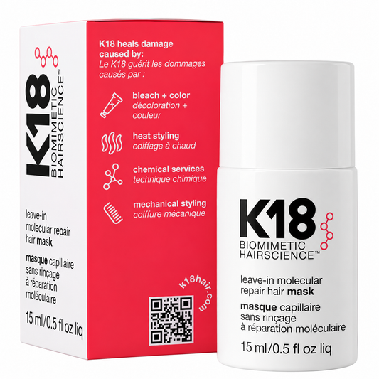 K18 LEAVE-IN MOLECULAR REPAIR HAIR MASK 15 ML