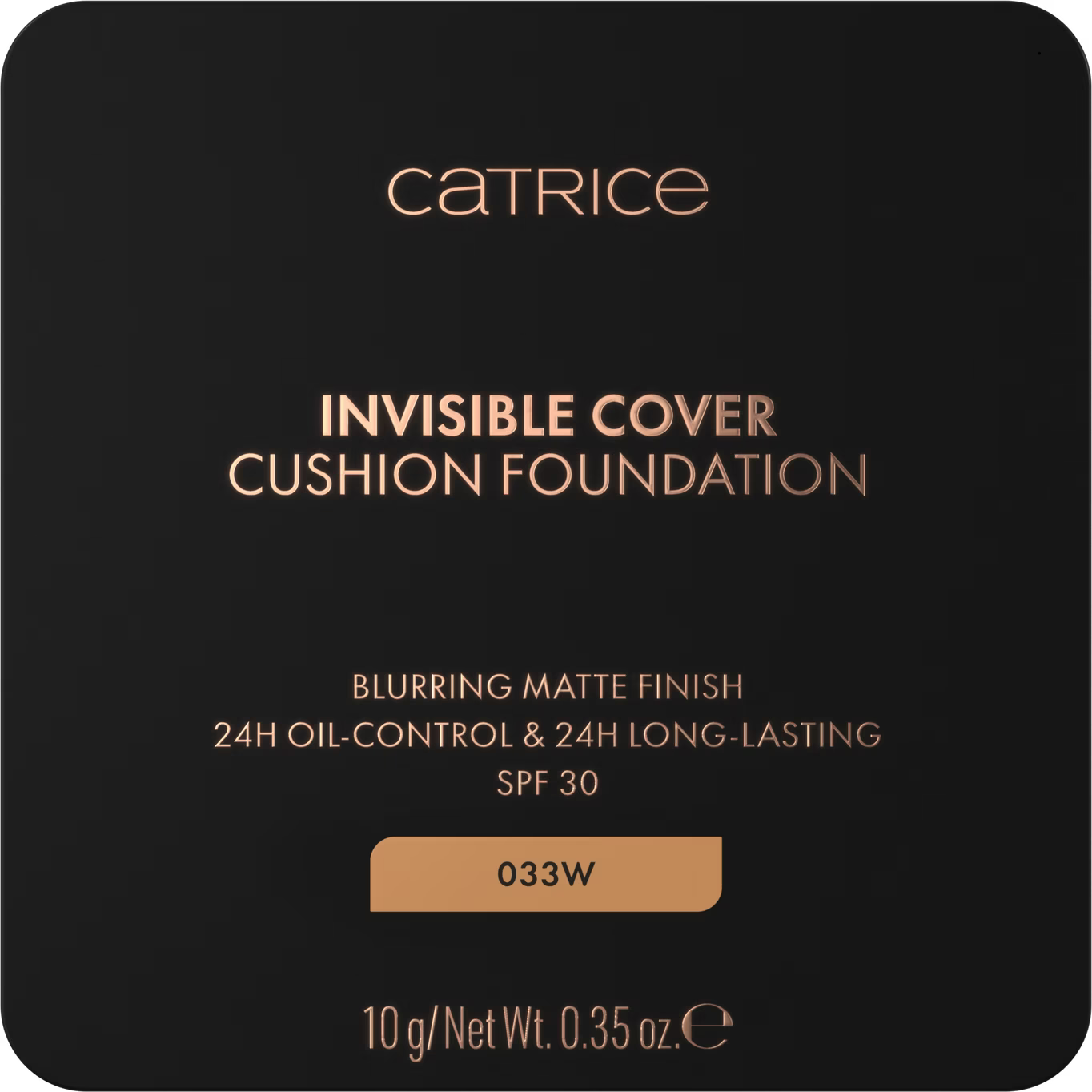CATRICE FOND DE TEINT INVISIBLE COVER CUSHION FOUNDATION