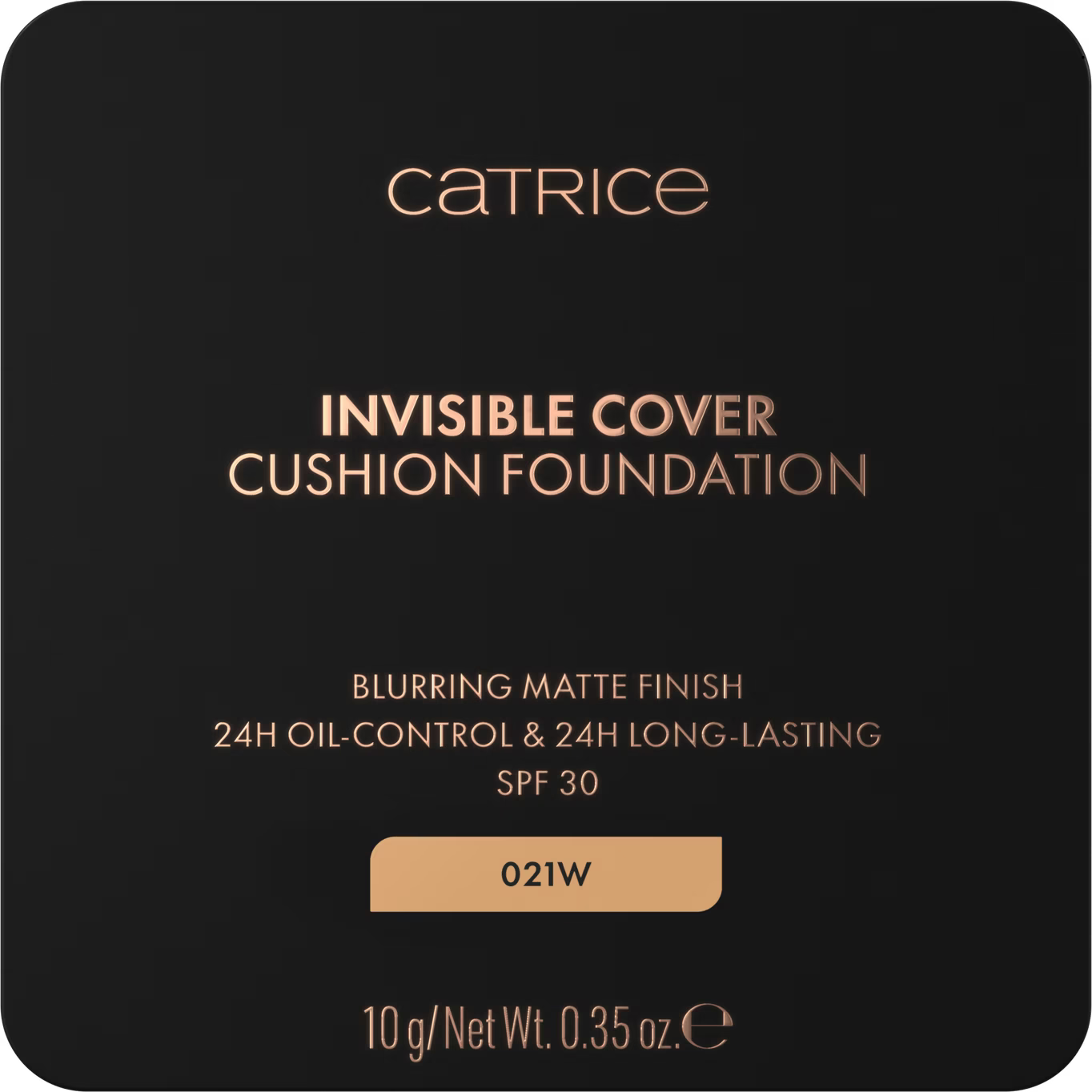 CATRICE FOND DE TEINT INVISIBLE COVER CUSHION FOUNDATION