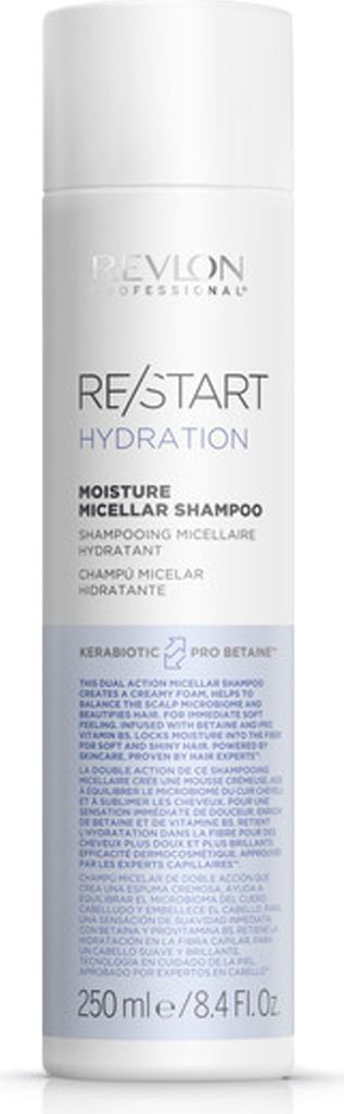 REVLON RESTART HYDRATION MOISTURIZING MICELLAR SHAMPOO