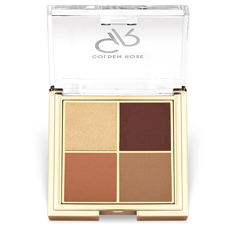 GOLDEN ROSE FARD À PAUPIÈRES QUATTRO EYESHADOW PALETTE