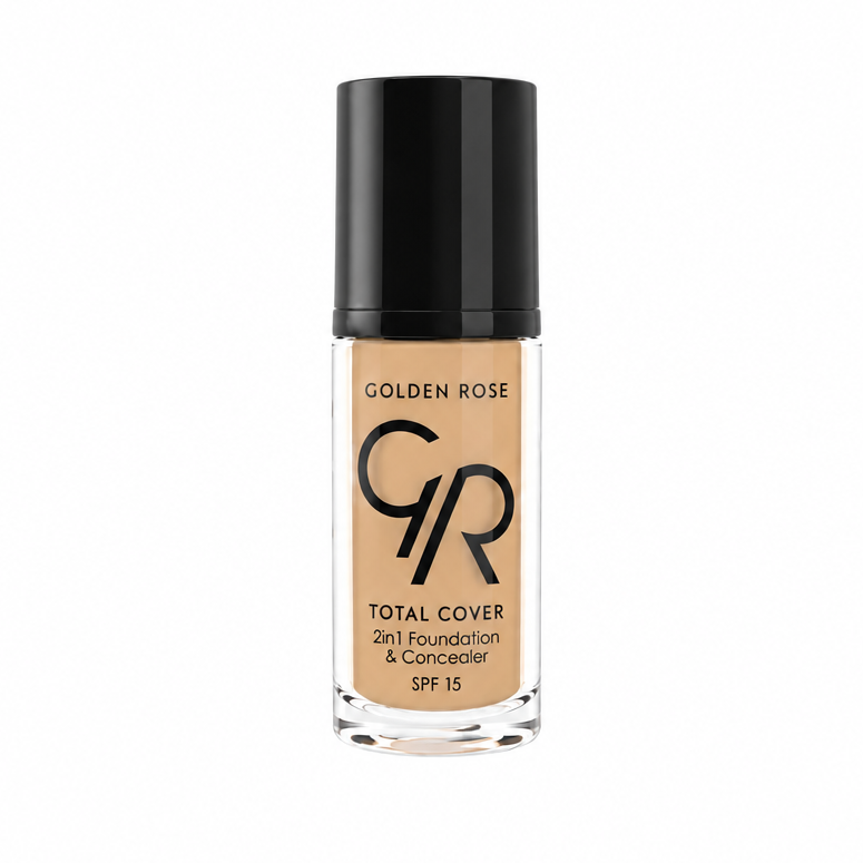 GOLDEN ROSE TOTAL COVER 2IN1 FOUNDATION & CONCEALER