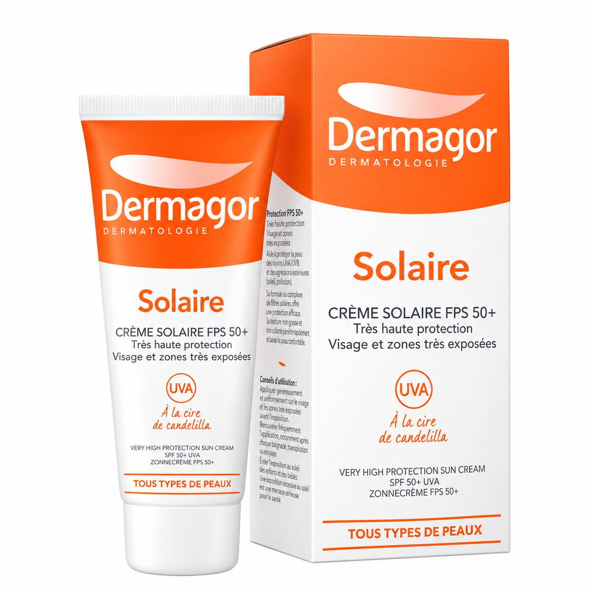 DERMAGOR CRÈME SOLAIRE FPS 50+ UVA 40ML