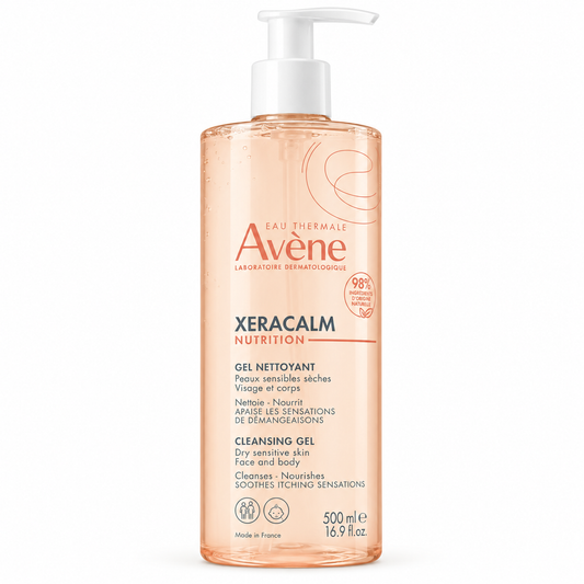 AVÈNE XERACALM NUTRITION GEL NETTOYANT 500ML