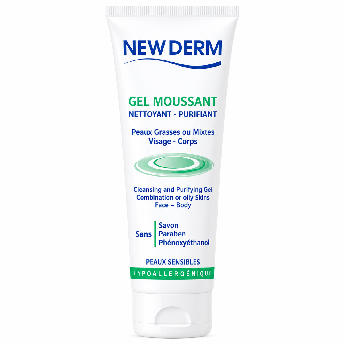 NEW DERM GEL MOUSSANT PURIFIANT 250ML