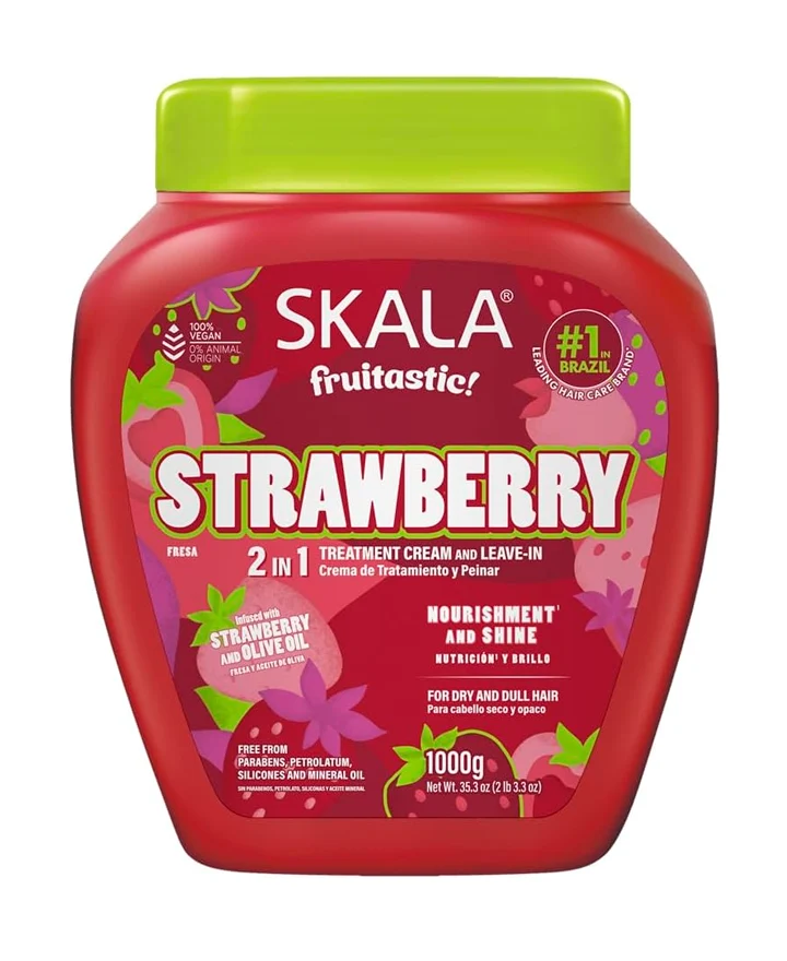 SKALA FRUITASTIC 2-IN-1 TREATMENT STRAWBERRY NOURISHMENT AND SHINE  CREAM 1000G