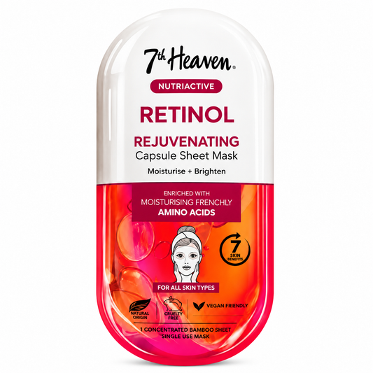 7TH HEAVEN NUTRIACTIVE RETINOL REJUVENATING CAPSULE SHEET MASK