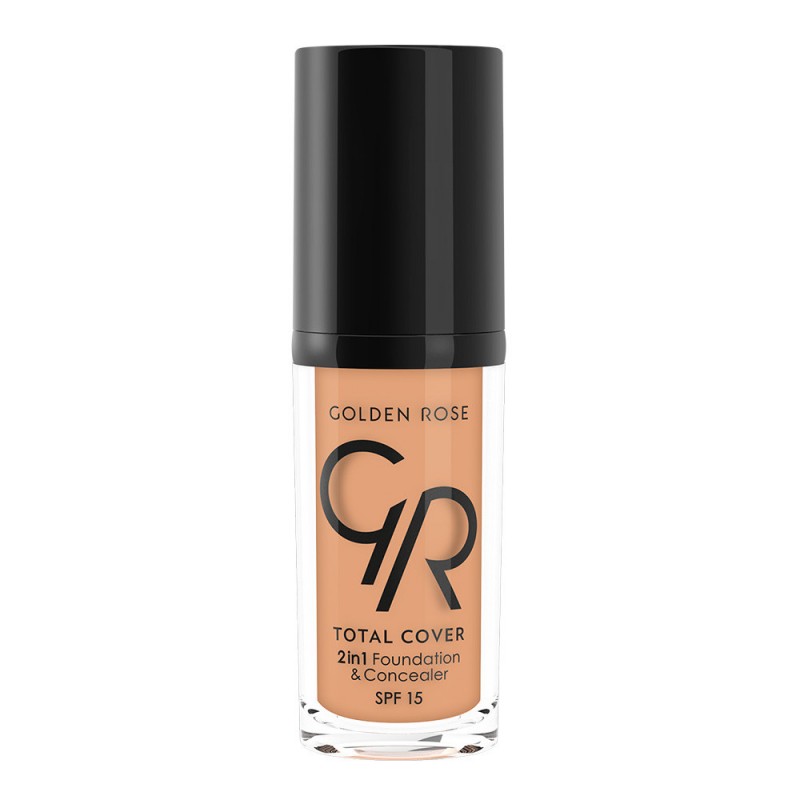 GOLDEN ROSE TOTAL COVER 2IN1 FOUNDATION & CONCEALER
