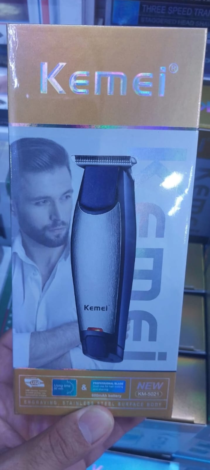KEMEI KM-5021 tondeuse à cheveux professionnelle