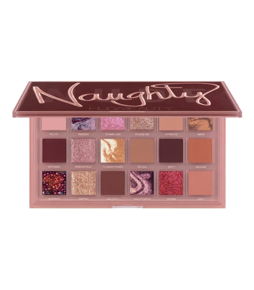 HUDA BEAUTY NAUGHTY NUDE EYESHADOW PALETTE MAKEUP 18 SHADES