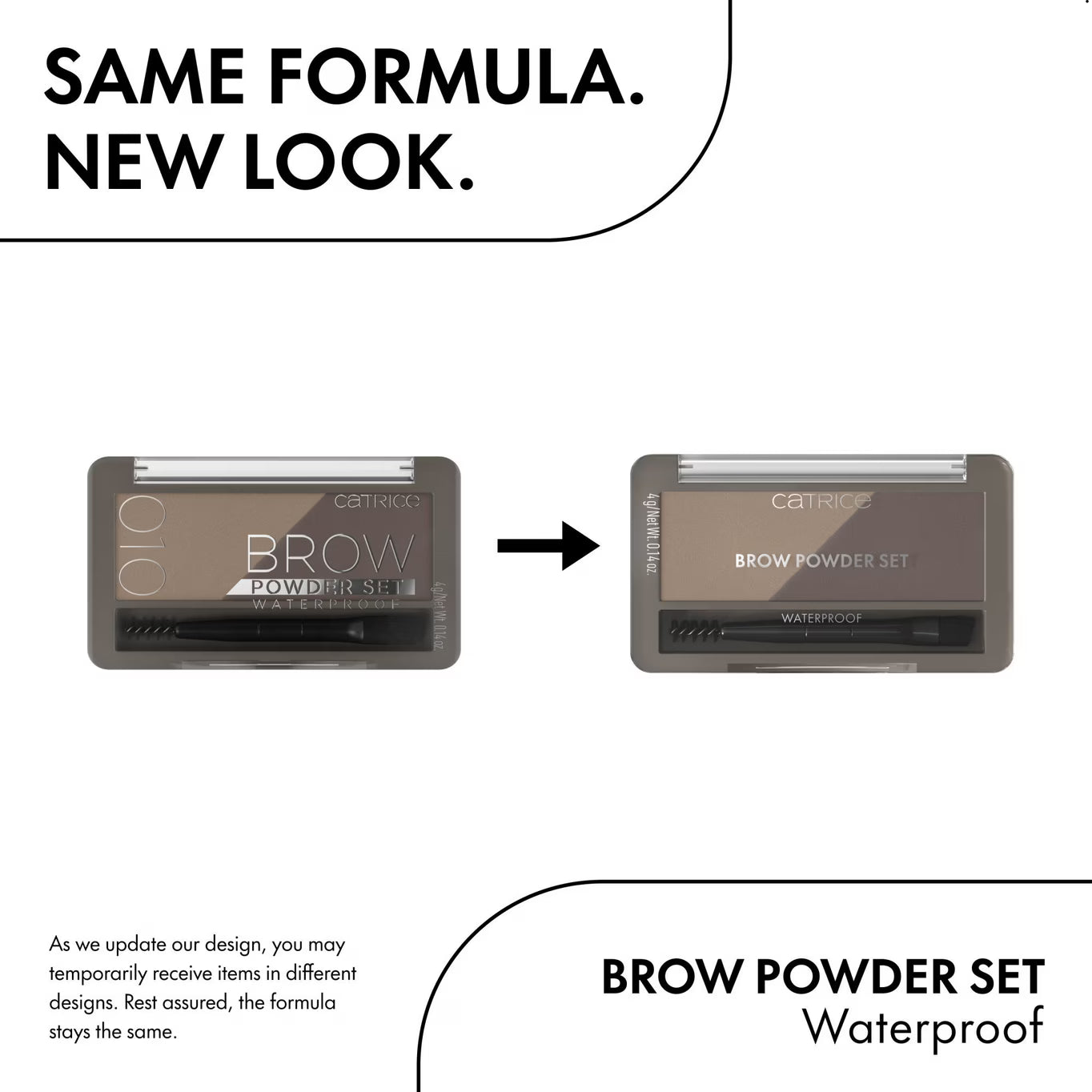CATRICE BROW POWDER SET WATERPROOF DUO POUDRE À SOURCILS 4G