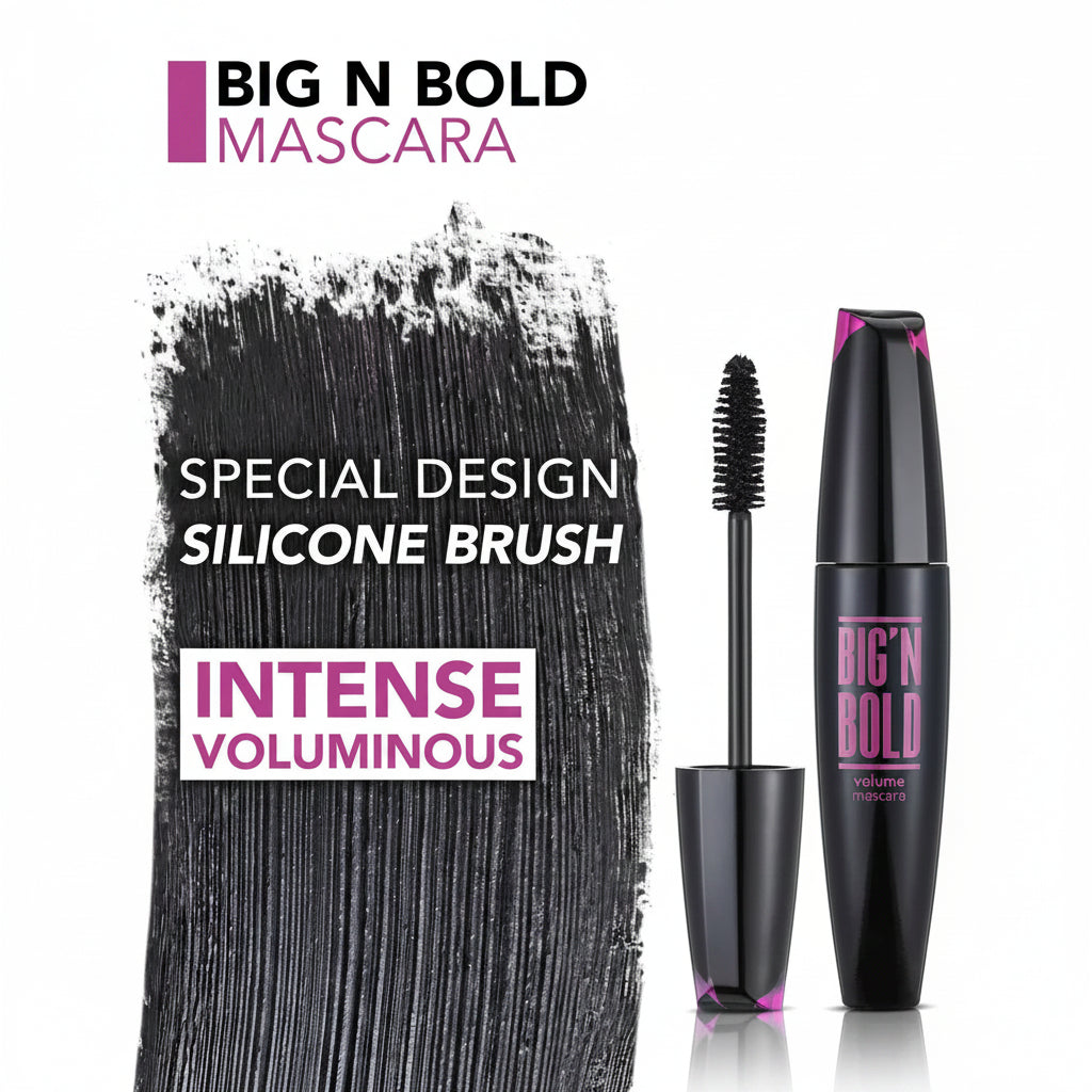 FLORMAR BIG'N BOLD VOLUME MASCARA-Mascara