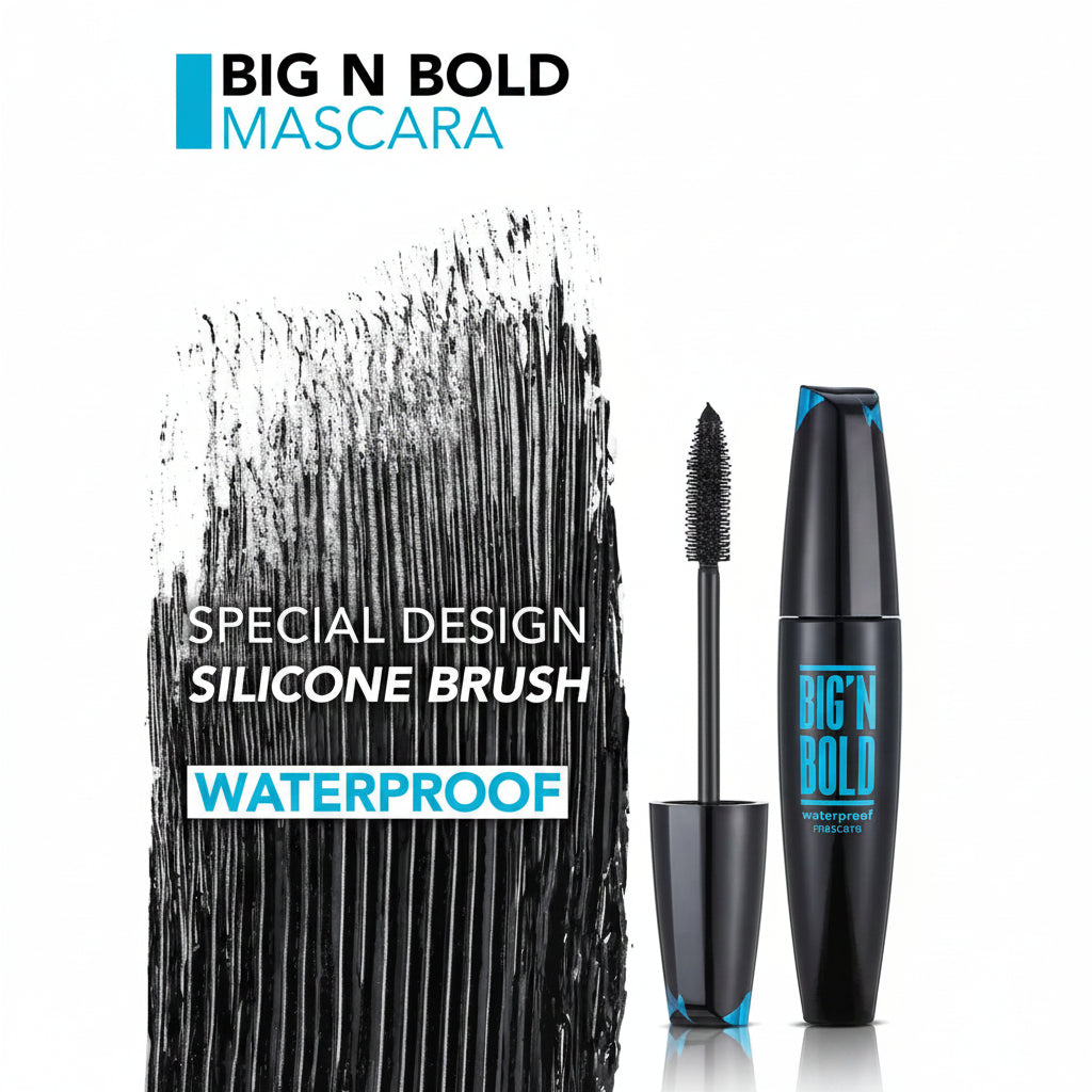 FLORMAR BIG'N BOLD WATERPROOF MASCARA-Mascara