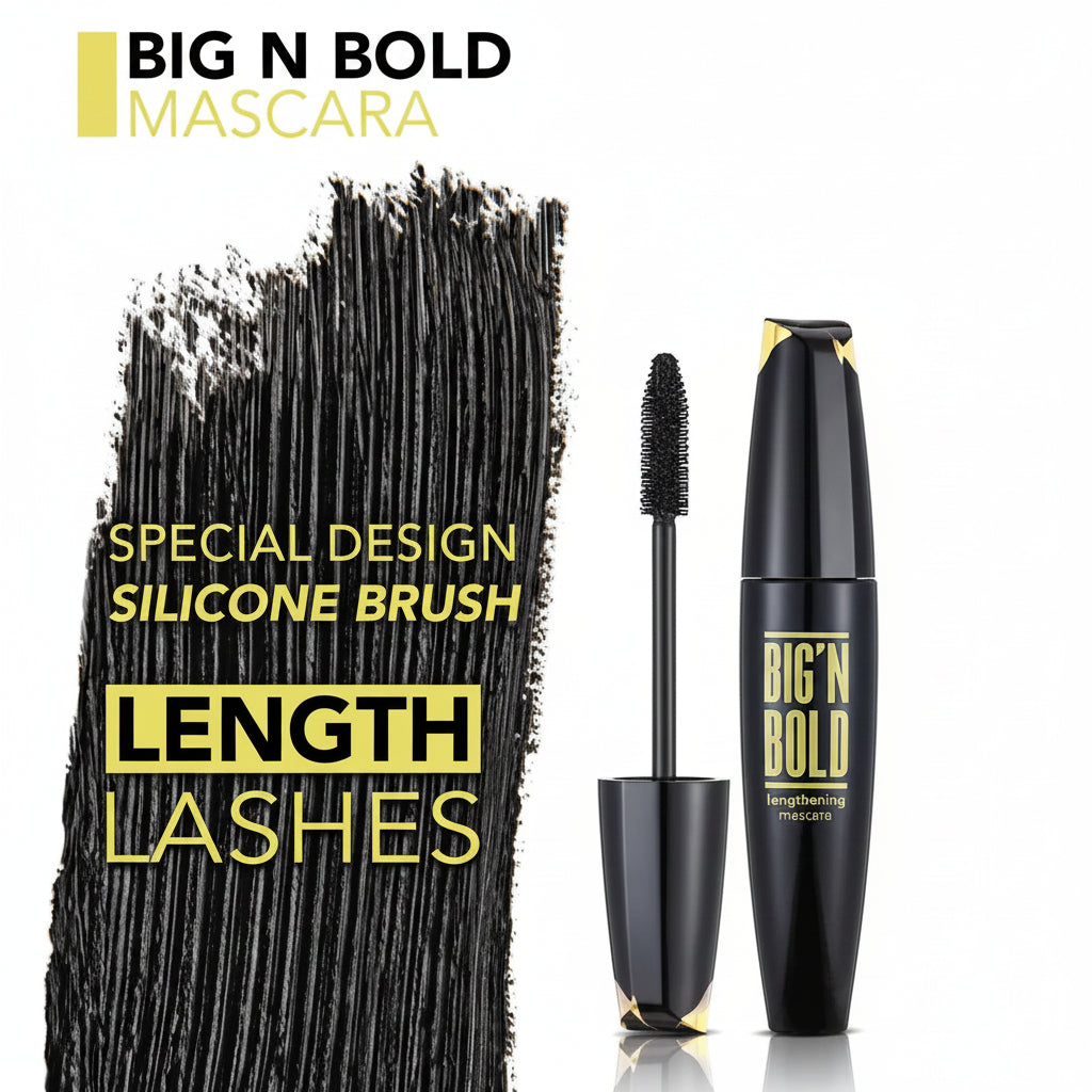 FLORMAR BIG'N BOLD LENGTHENING MASCARA-Mascara